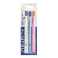 CS 5460 ULTRA SOFT, dantų šepetėlių rinkinys – Curaprox, 3 vnt