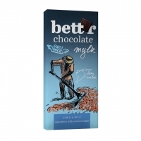 Ekologiškas pieniškas šokoladas 52% – Bett'r, 60g