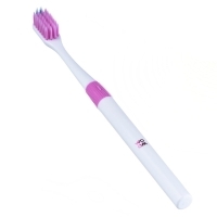 ULTRA SOFT TOOTHBRUSH PINK, labai minkštas dantų šepetėlis, rožinis – WOOM, 1 vnt