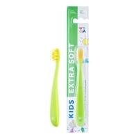 KIDS EXTRA SOFT, minkštas dantų šepetėlis vaikams – WOOM, 1 vnt