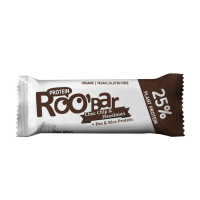 Ekologiškas baltyminis batonėlis su lazdyno riešutais ir šokolado gabaliukais – Roobar
