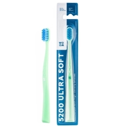 5200 ULTRA SOFT, labai minkštas dantų šepetėlis – WOOM, 1 vnt