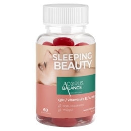 Sleeping beauty, guminukai odai ir miegui – Acorus Balance, 60 vnt.
