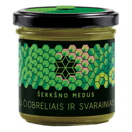 Medus, čiobreliai ir svarainiai – Šerkšno medus, 200 g