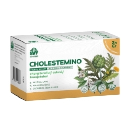 Cholestemino, žolelių arbata su cinku ir chromu, cholesteroliui – Švenčionių vaistažolių fabrikas, 20 vnt.