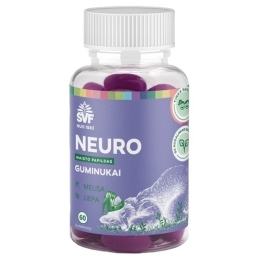 Neuro, guminukai vaikams, nervų sistemai, Švenčionių vaistažolės, 60 vnt.