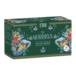 Žalioji arbata su moringa – ETNO, 20 pakelių