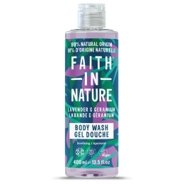 Kūno prausiklis, Lavender & Geranium – Faith In Nature, 400 ml