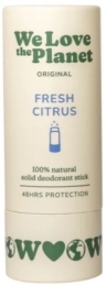 Pieštukinis dezodorantas FRESH CITRUS WLTP – We Love The Planet, 40g