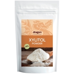 Ekologiški ksilitolio milteliai, saldiklis - Dragon superfoods, 250 g.