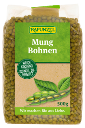 Spindulinės pupuolės mung – Rapunzel, 500 g