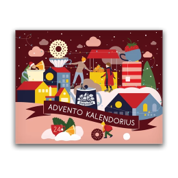Advento kalendorius, arbatos rinkinys – Žolynėlis, 24 pakelių, 6 skoniai