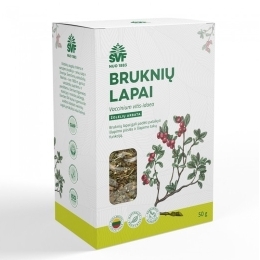 Bruknių lapai, žolelių arbata – Švenčionių vaistažolių fabrikas, 50 g
