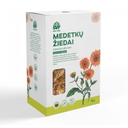 Medetkų žiedai, žolelių arbata – Švenčionių vaistažolių fabrikas, 30 g
