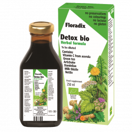 Vaistažolių vitaminai - Floradix Detox Bio, 250ml