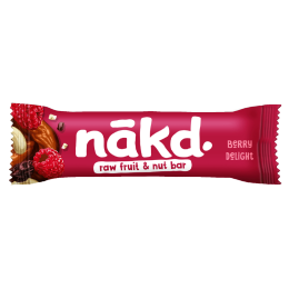 Vaisių ir riešutų batonėlis su avietėmis – NĀKD, 35g