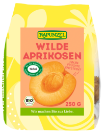 ekologiški džiovinti laukiniai abrikosai – Rapunzel, 250 g