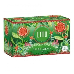 Žalioji arbata su matcha – ETNO, 20 pakelių