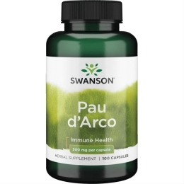 PAU D'ARCO, 500 mg – SWANSON, 100 kapsulių