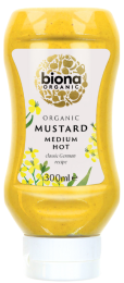 Garstyčios, vidutinio aštrumo, ekologiškos – Biona, 300 ml