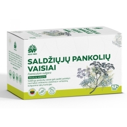 Saldžiųjų pankolių vaisiai, žolelių arbata – Švenčionių vaistažolių fabrikas, 24 pak.