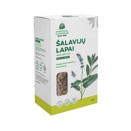 Šalavijų lapai, žolelių arbata – Švenčionių vaistažolių fabrikas, 50 g