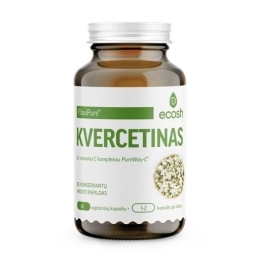 KVERCETINAS SU VITAMINO C KOMPLEKSU – ECOSH, 40 kapsulių