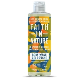 Kūno prausiklis, Grapefruit&Orange – Faith In Nature, 400 ml