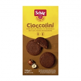 Sausainiai su  šokolado įdaru - Schar Cioccolini, 150 g