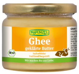 Ekologiškas lydytas sviestas „Ghee“ – Rapunzel, 250 g
