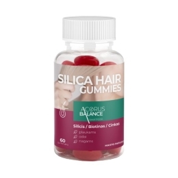 Silica hair gummies, plaukams – Acorus balance, 60 vnt.