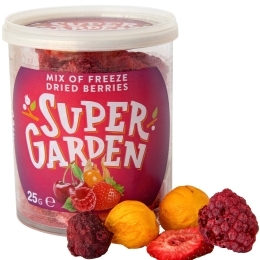 Džiovintų šaltyje uogų mišinys – SUPERGARDEN, 37g