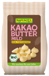 Ekologiškos kakavos aliejaus granulės – Rapunzel, 100 g