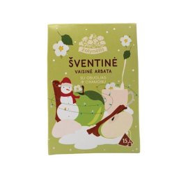 Šventinė vaisinė arbata su obuoliais ir cinamonu – Žolynėlis, 15 pak.