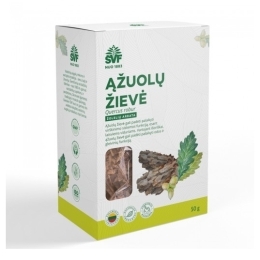 Ąžuolų žievė, žolelių arbata – Švenčionių vaistažolių fabrikas, 50 g