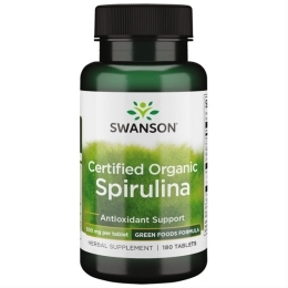 SPIRULINA, 500 mg – SWANSON, 180 tablečių