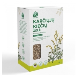Karčiųjų kiečių žolė, žolelių arbata – Švenčionių vaistažolių fabrikas, 40 g
