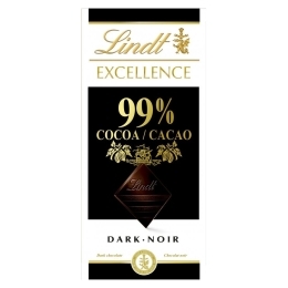 Juodasis šokoladas (99%) – LINDT EXCELLENCE, 50g