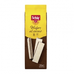 Vafliai su kakavos pertepimu - Schar Wafers al cacao, 125 g
