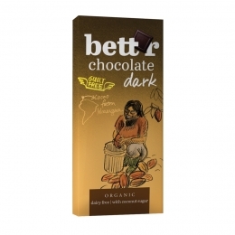Ekologiškas juodasis šokoladas 70% - Bett'r, 60g