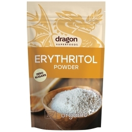 Ekologiški eritritolio milteliai, saldiklis - Dragon superfoods , 250 g.