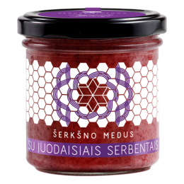Medus ir juodieji serbentai – Šerkšno medus, 200 g