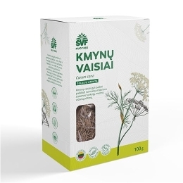 Kmynų vaisiai, žolelių arbata – Švenčionių vaistažolių fabrikas, 100 g