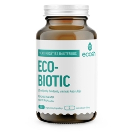 Ecobiotic pieno rūgšties bakterijos – ECOSH, 90 kapsulių