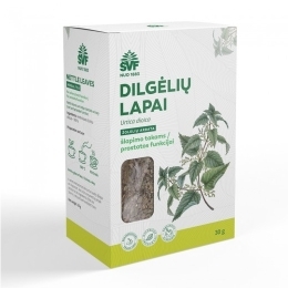 Dilgėlių lapai, biri žolelių arbata – Švenčionių vaistažolių fabrikas, 30 g