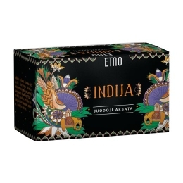 Juodoji arbata Indija – ETNO, 20 pakelių