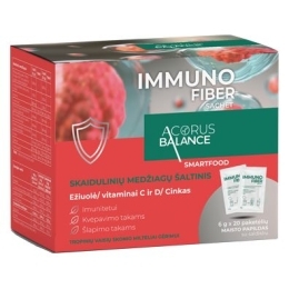 Immuno fiber sachet, Imunitetui – Acorus Balance, 20 vnt.