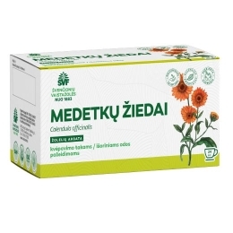 Medetkų žiedai, žolelių arbata – Švenčionių vaistažolių fabrikas, 24 pak.
