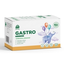 Gastro žolelių arbata vaikams, virškinimo sistemai – Švenčionių vaistažolių fabrikas, 20 vnt.