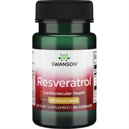 RESVERATROL, 100 mg – SWANSON, 30 kapsulių